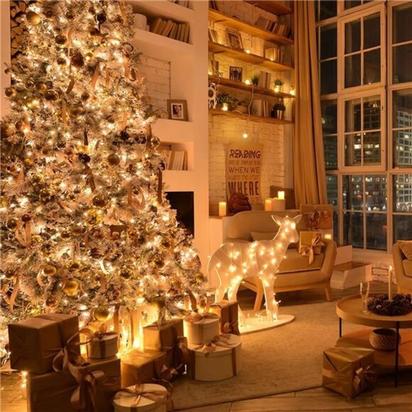 Upgraded 82FT 200 LED Christmas String Lights Outdoor/Indoor, Timer - Picture 2 of 7